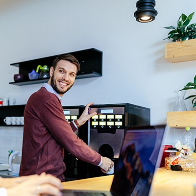 Een koffiemachine in consignatie in België 